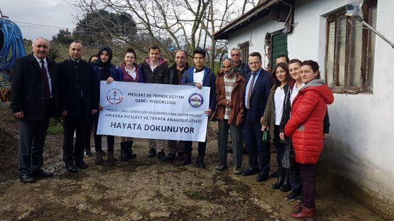 Mesleki ve Teknik Anadolu Lisesi "HAYATA DOKUNUYOR" Projesi